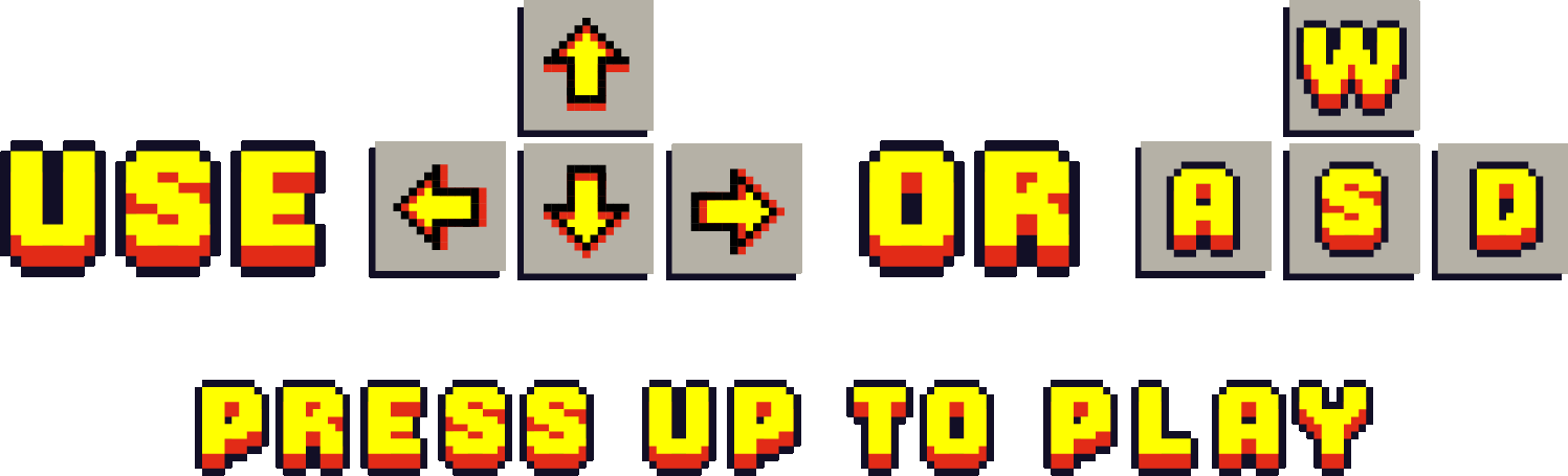 Use the arrow keys on your keyboard to drive the car. Press the UP arrow key to begin.